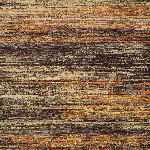 2' X 8' Gold And Slate Abstract Runner Rug